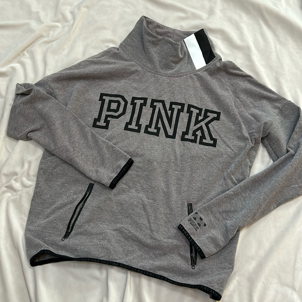 Pink pullover sweatshirt
